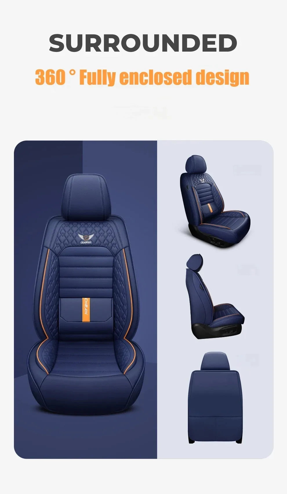 Full Wrap Leather Car Seat Covers