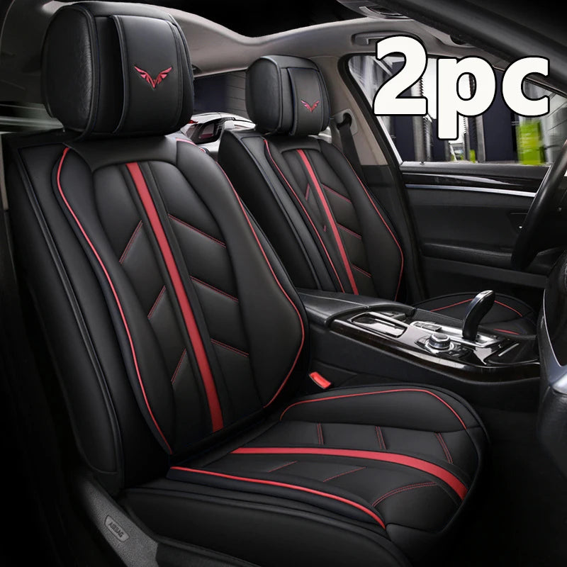 Blue Black Patchwork Seat Cover