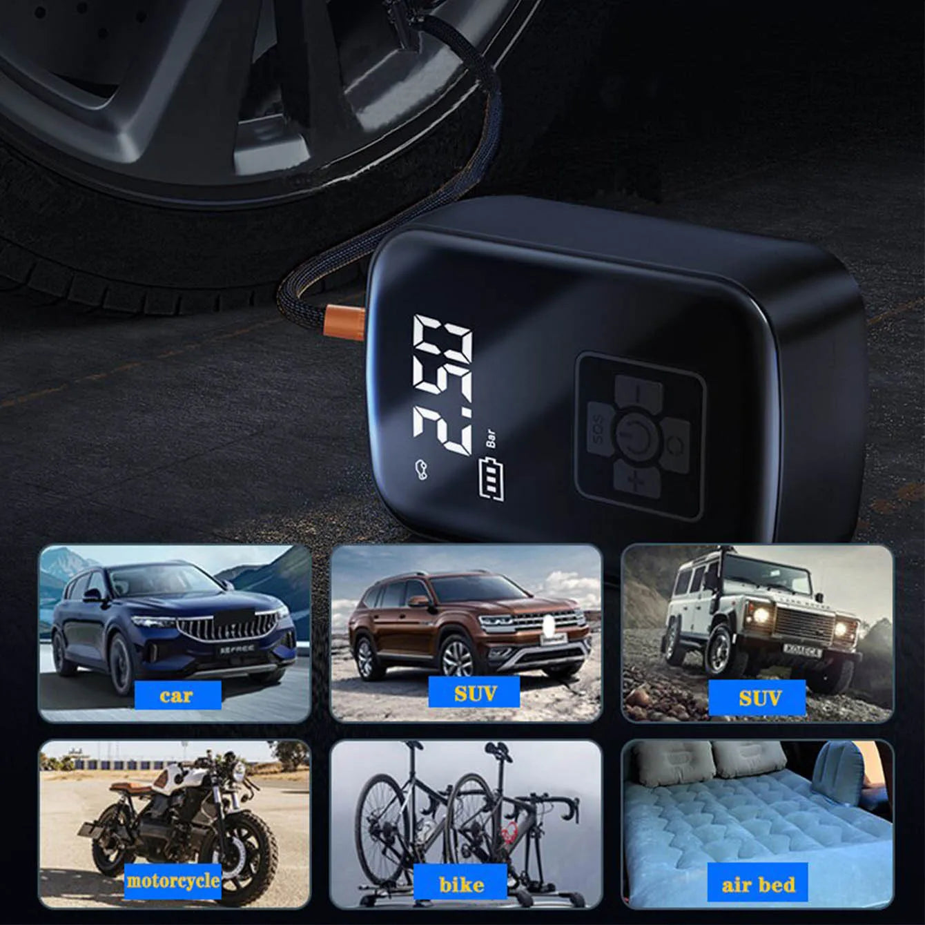 Dual Power 150PSI Tire Inflator