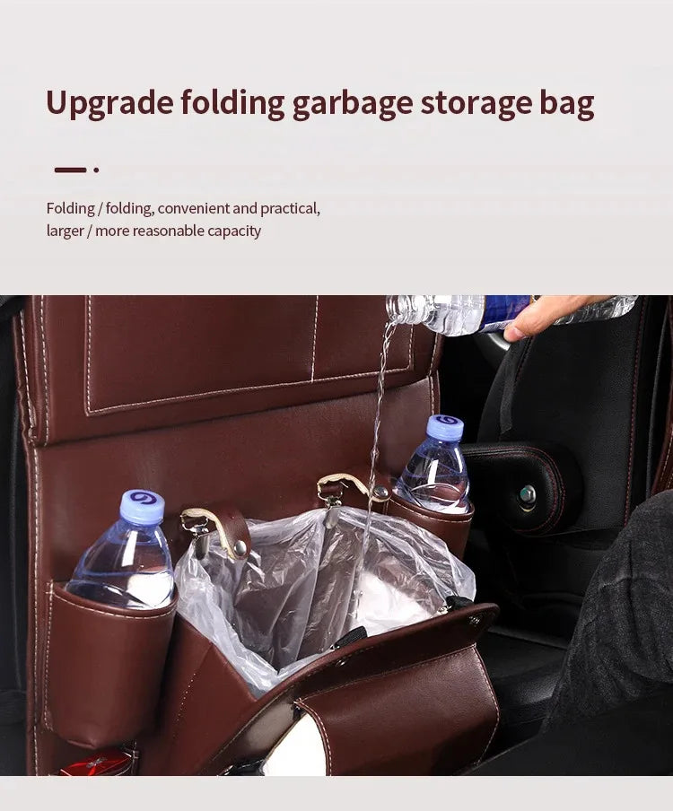 Premium Back Seat Organizer with Tray Table & Tablet Holder