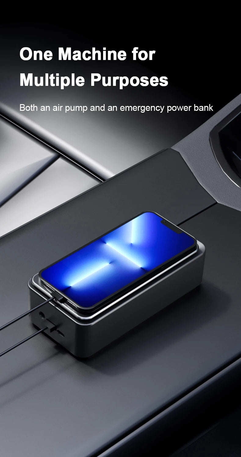 Rechargeable Digital Tire Inflator Pump