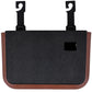 Leather Backseat Organizer with Cup Holder