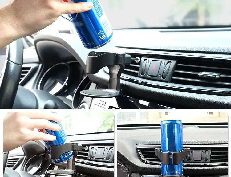 Dual Cup Holder with Phone Mount