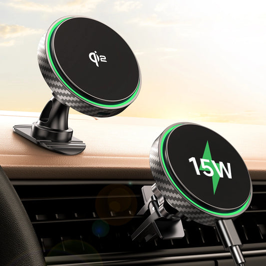 Qi2 Magnetic Wireless Car Charger