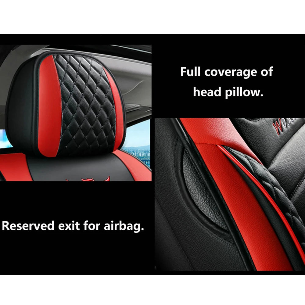Elegant Faux Leather Seat Cover