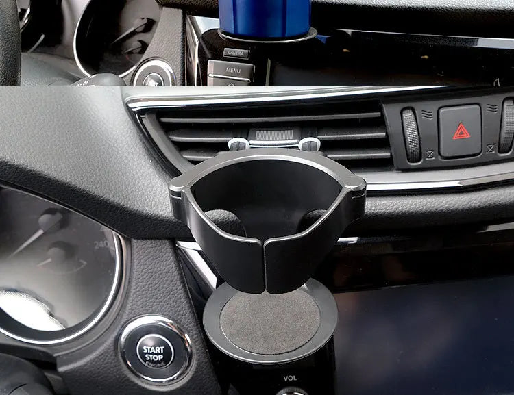 Dual Cup Holder with Phone Mount