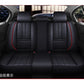 Blue Black Patchwork Seat Cover