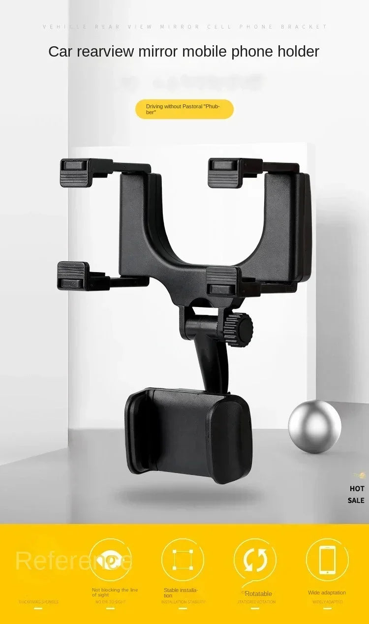 Rearview Mirror Car Phone Holder