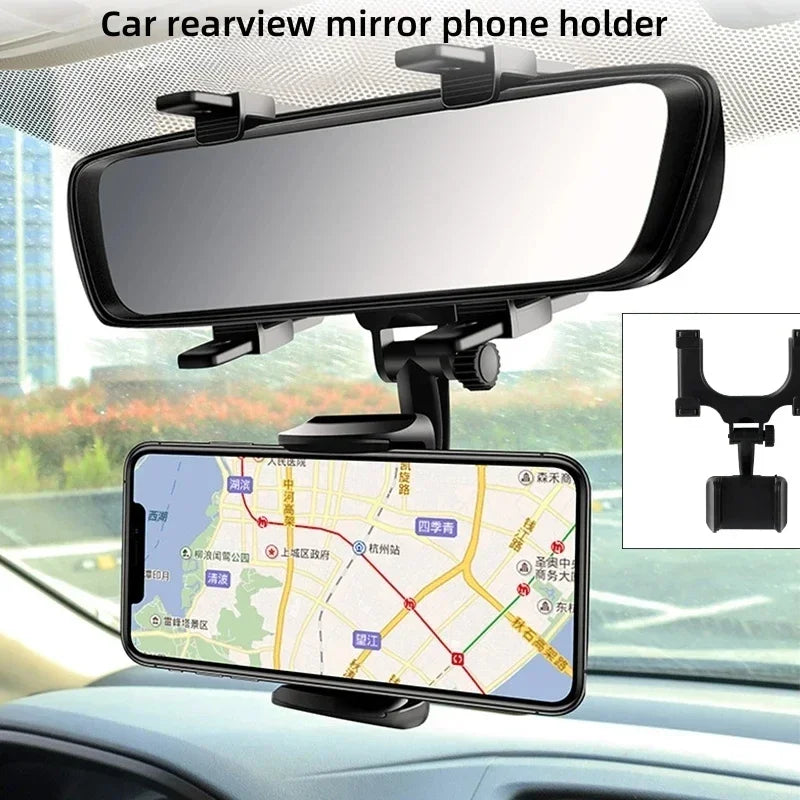 Rearview Mirror Car Phone Holder