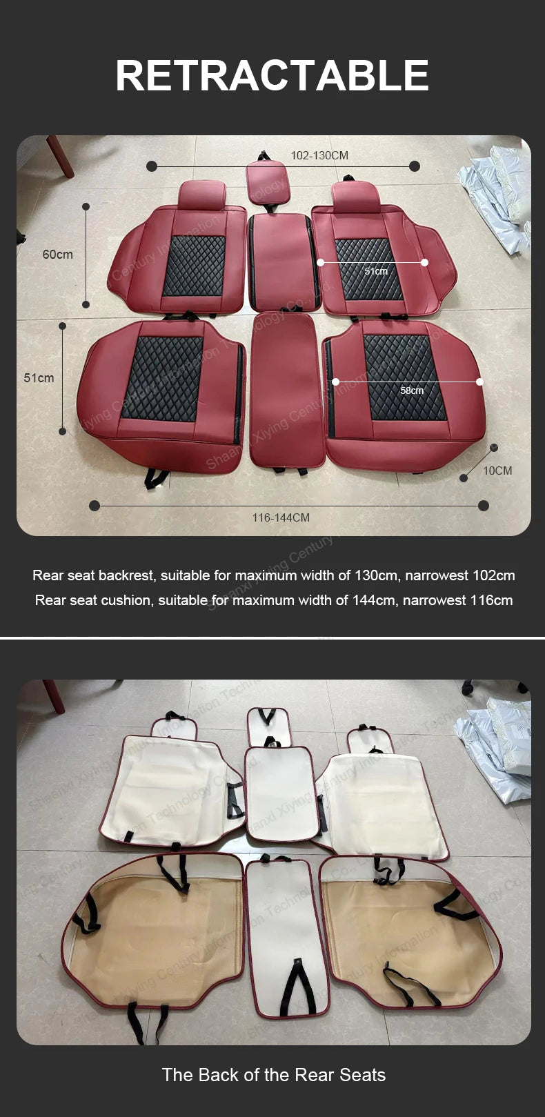 Car Seat Back Organizer Set