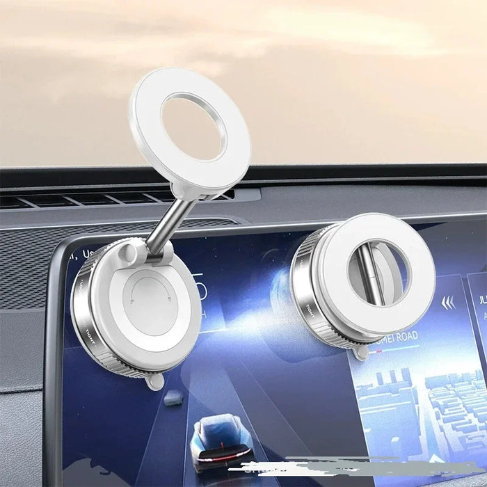 Vacuum Suction Magnetic Car Phone Holder — 96 lbs Grip