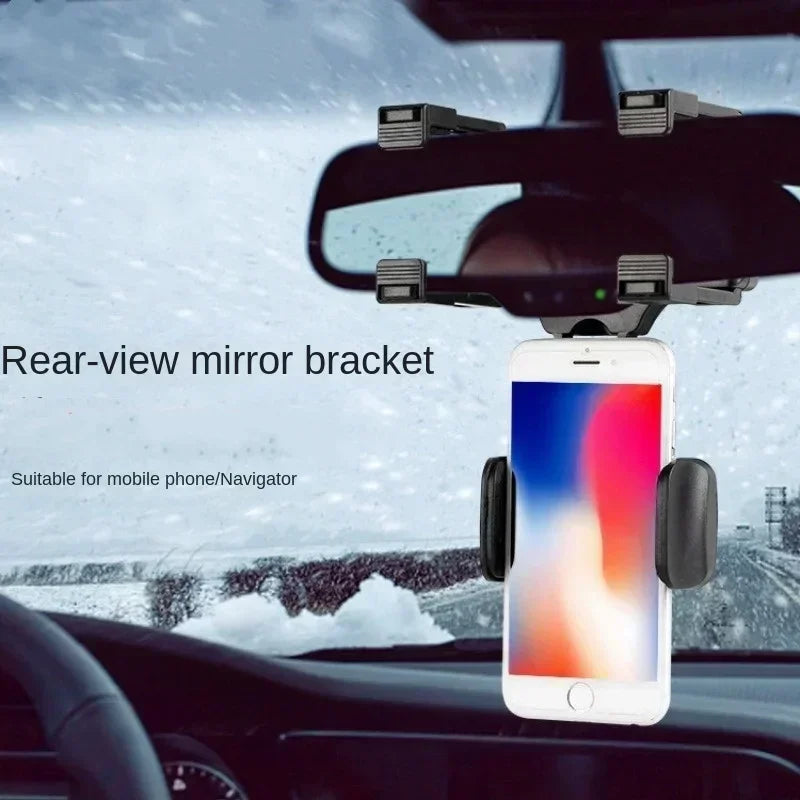 Rearview Mirror Car Phone Holder