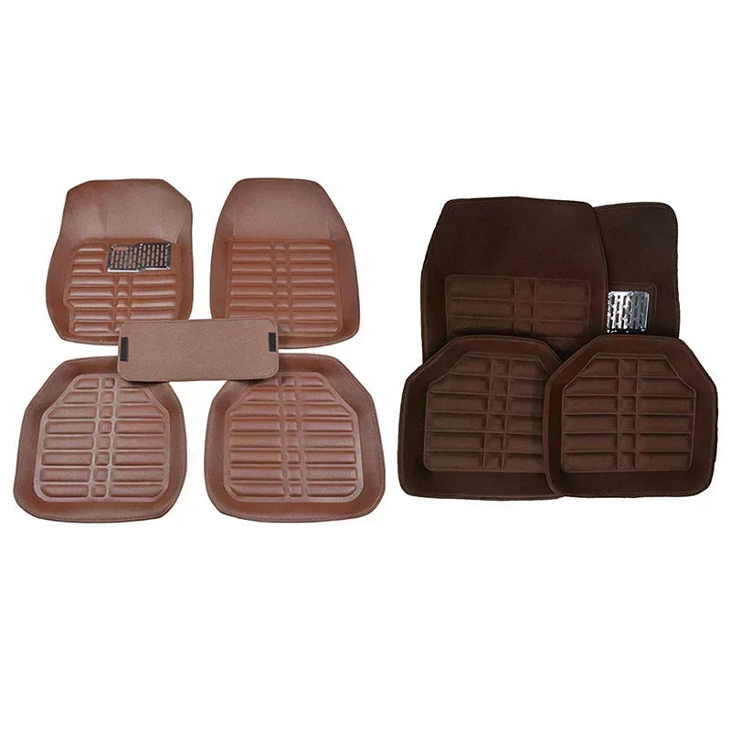 5pcs Waterproof Leather Car Mats
