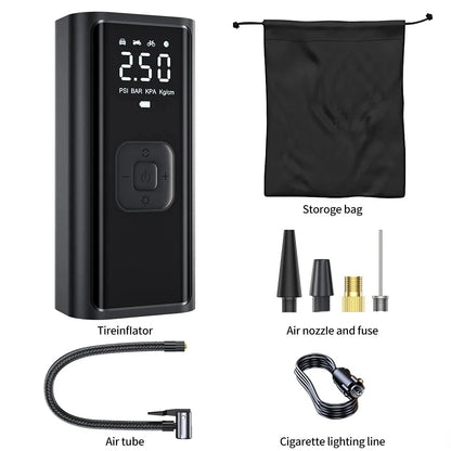 Cordless Air Pump with LCD