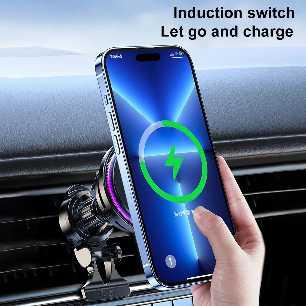 15W Magnetic Fast Car Charger