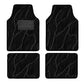 Beige Leather Waterproof Floor Mats
